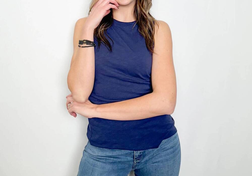 NEW XCVI tasha tank top in navy
